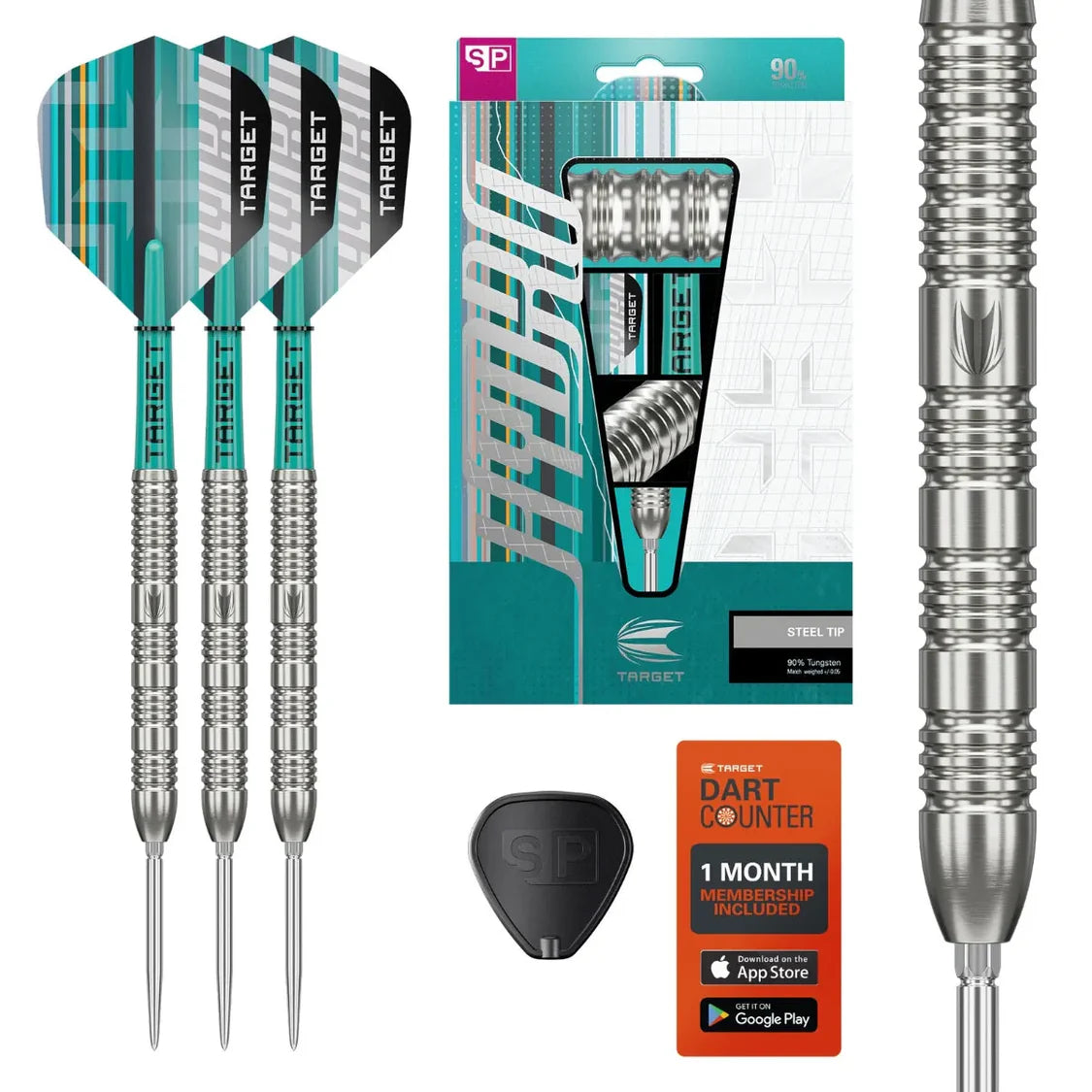 Hydro 02 90% Tungsten Steel Tip Darts