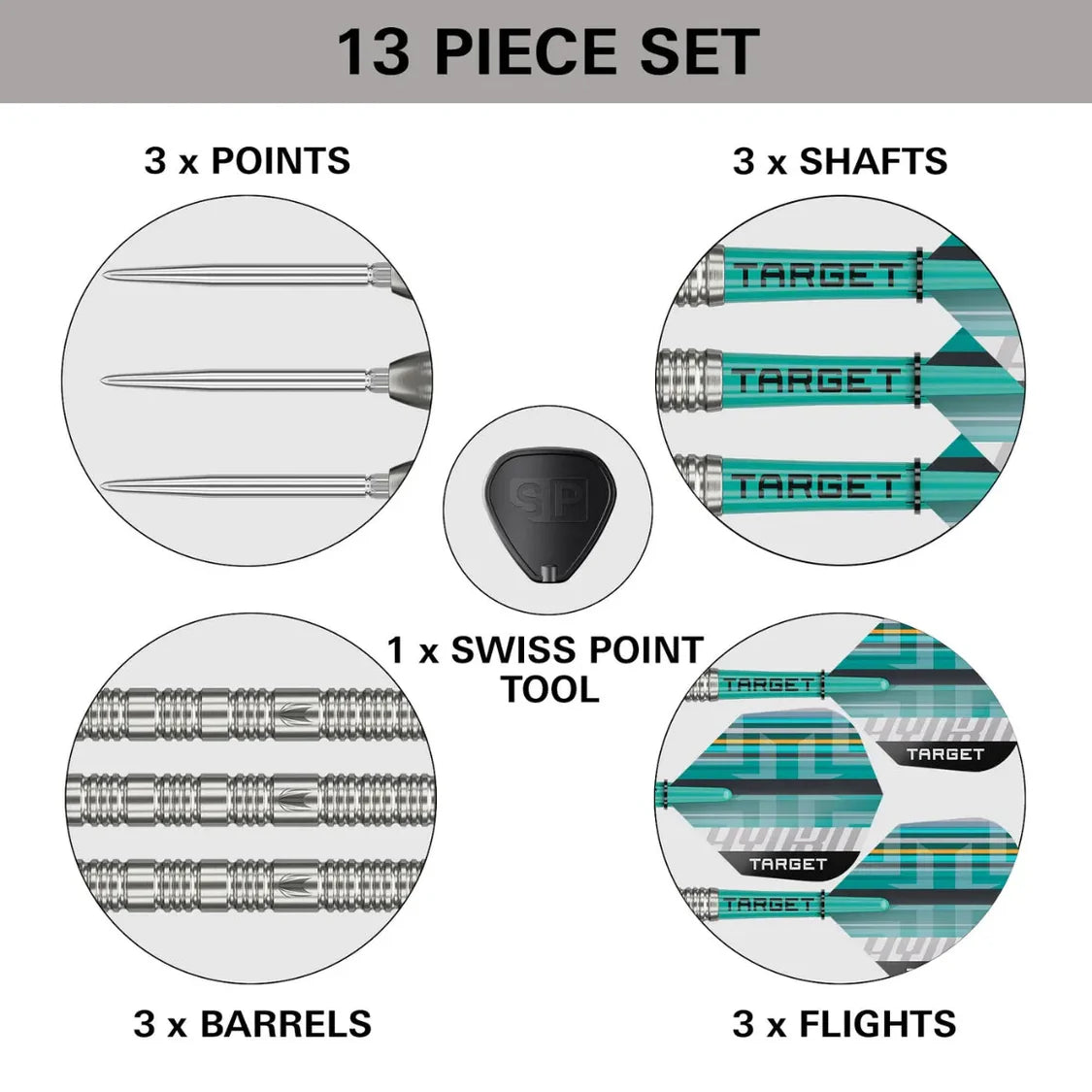 Hydro 02 90% Tungsten Steel Tip Darts