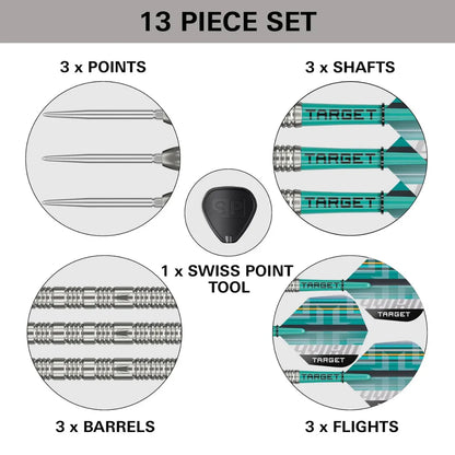 Hydro 02 90% Tungsten Steel Tip Darts