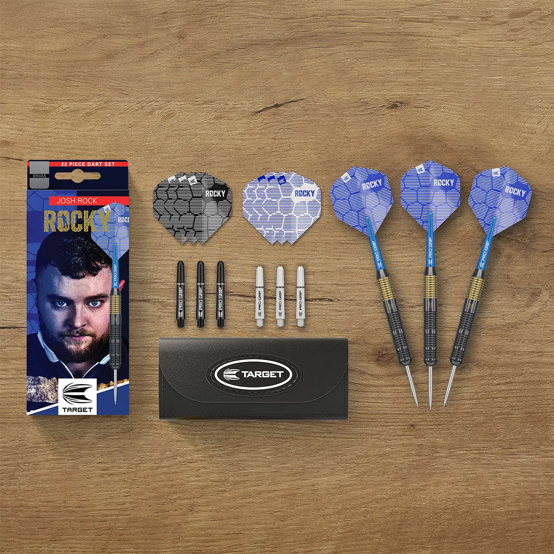 Josh Rock Brass 22g Steel Tip Darts
