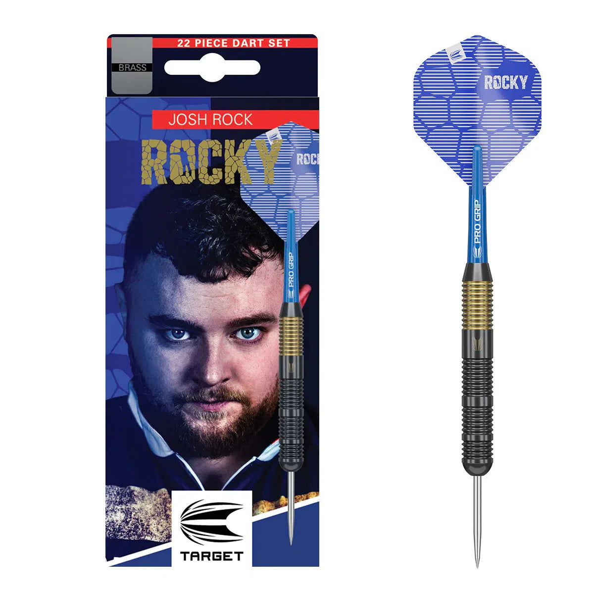 Josh Rock Brass 22g Steel Tip Darts
