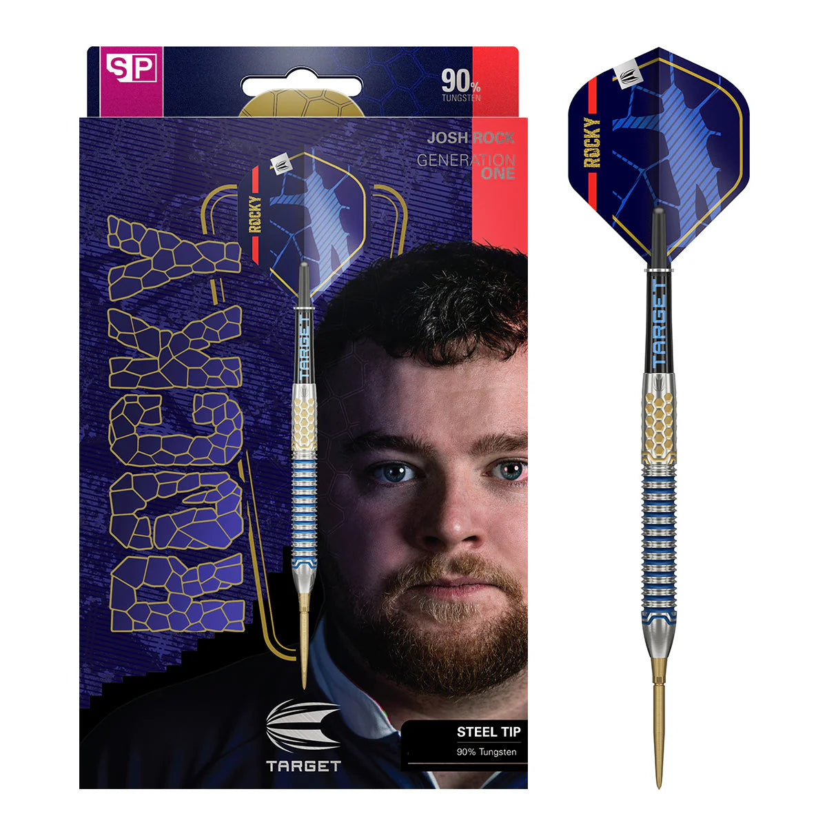 Josh Rock G1 90% Tungsten Steel Tip Darts