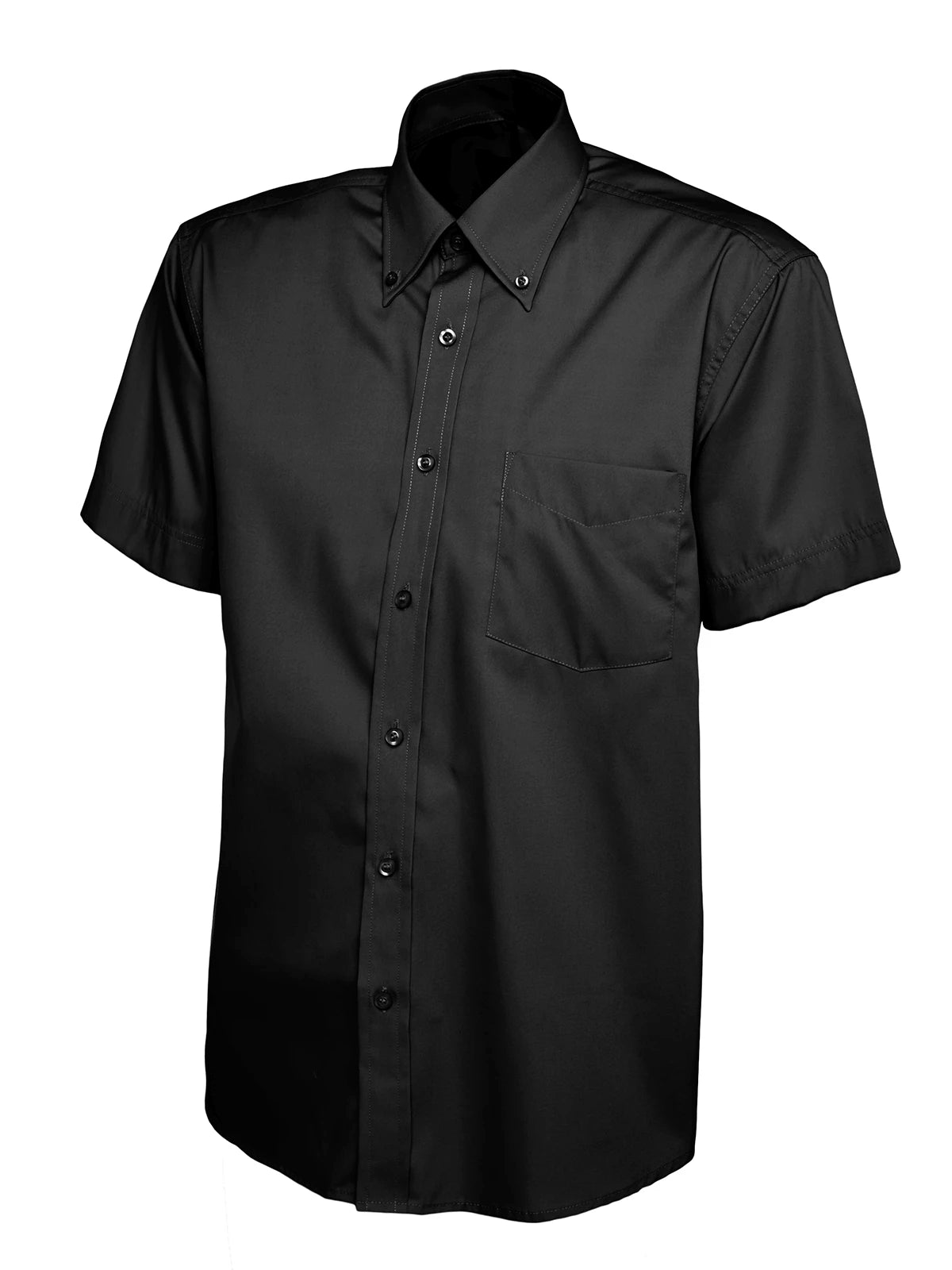 Uneek Oxford Half Sleeve Shirt - Queensferry Sports