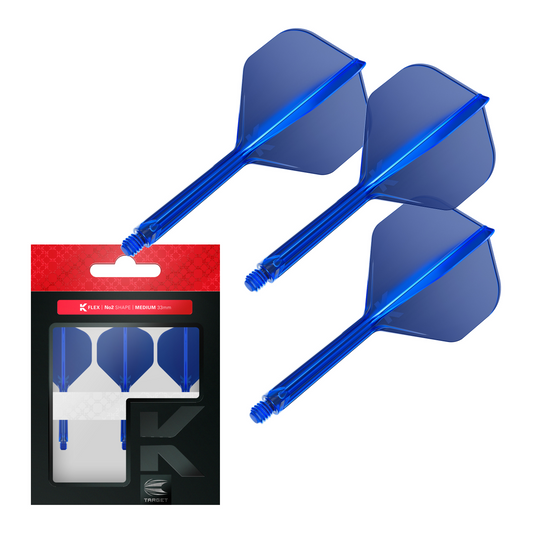 Target K-Flex Blue Intermediate Dart Flights