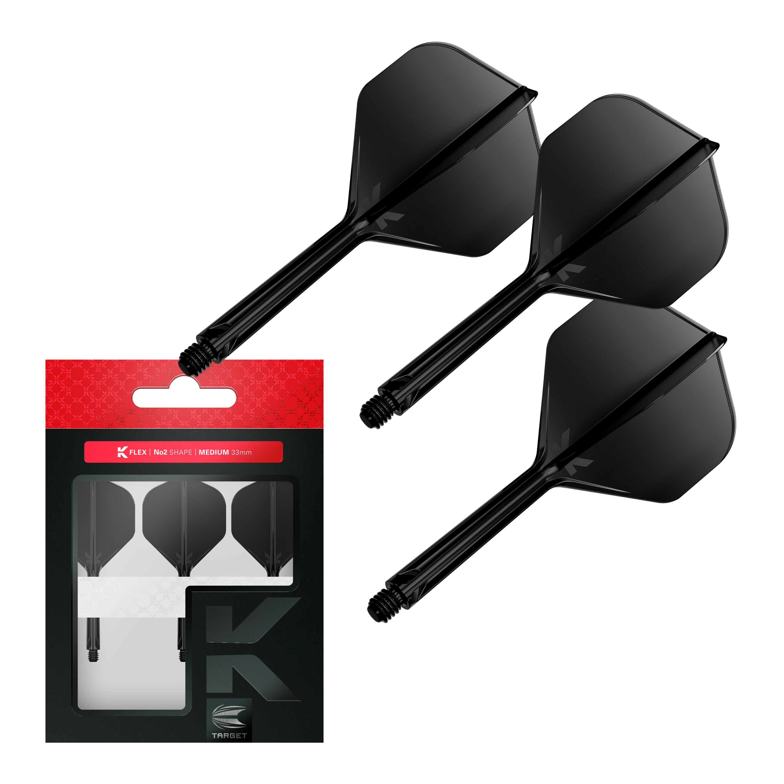 Target K-Flex Black Dart Flights