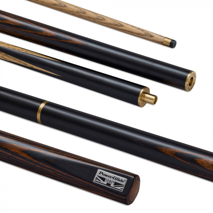 PowerGlide Exios Brown 2 Piece Cue - Queensferry Sports