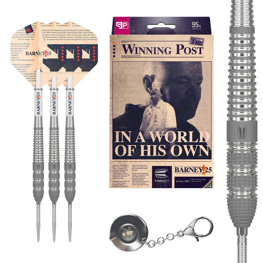 Raymond Van Barneveld 'Barney 25' 95% Tungsten Steel Tip Darts