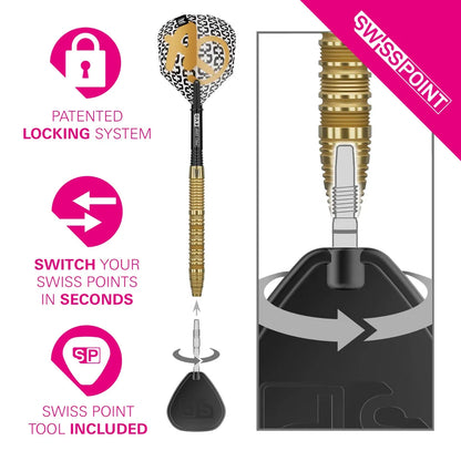 Target Bolide Envy 01 90% Tungsten Steel Tip Darts