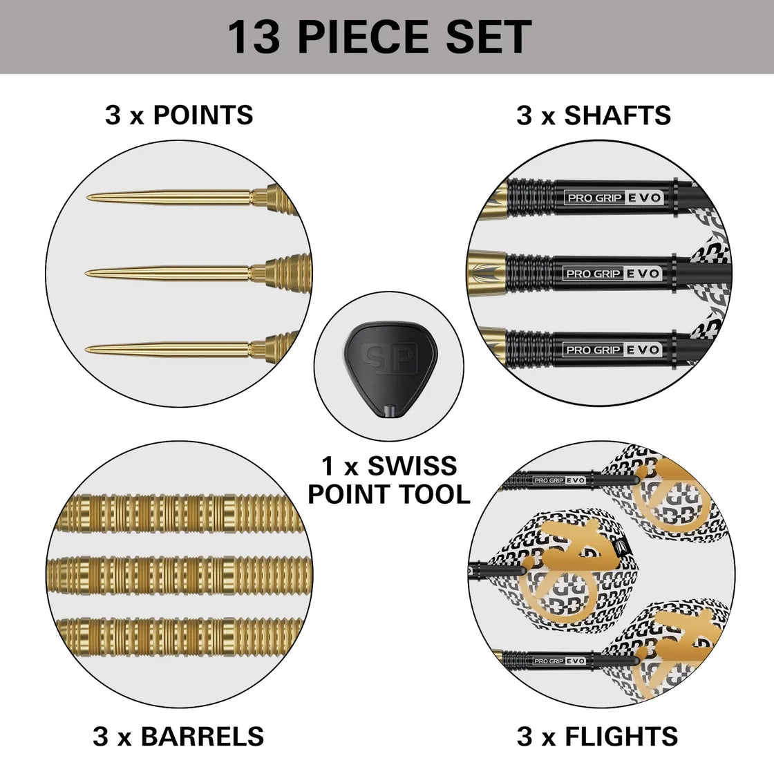 Target Bolide Envy 01 90% Tungsten Steel Tip Darts