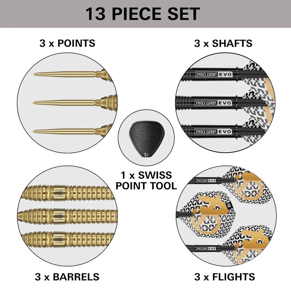 Target Bolide Envy 03 90% Tungsten Steel Tip Darts