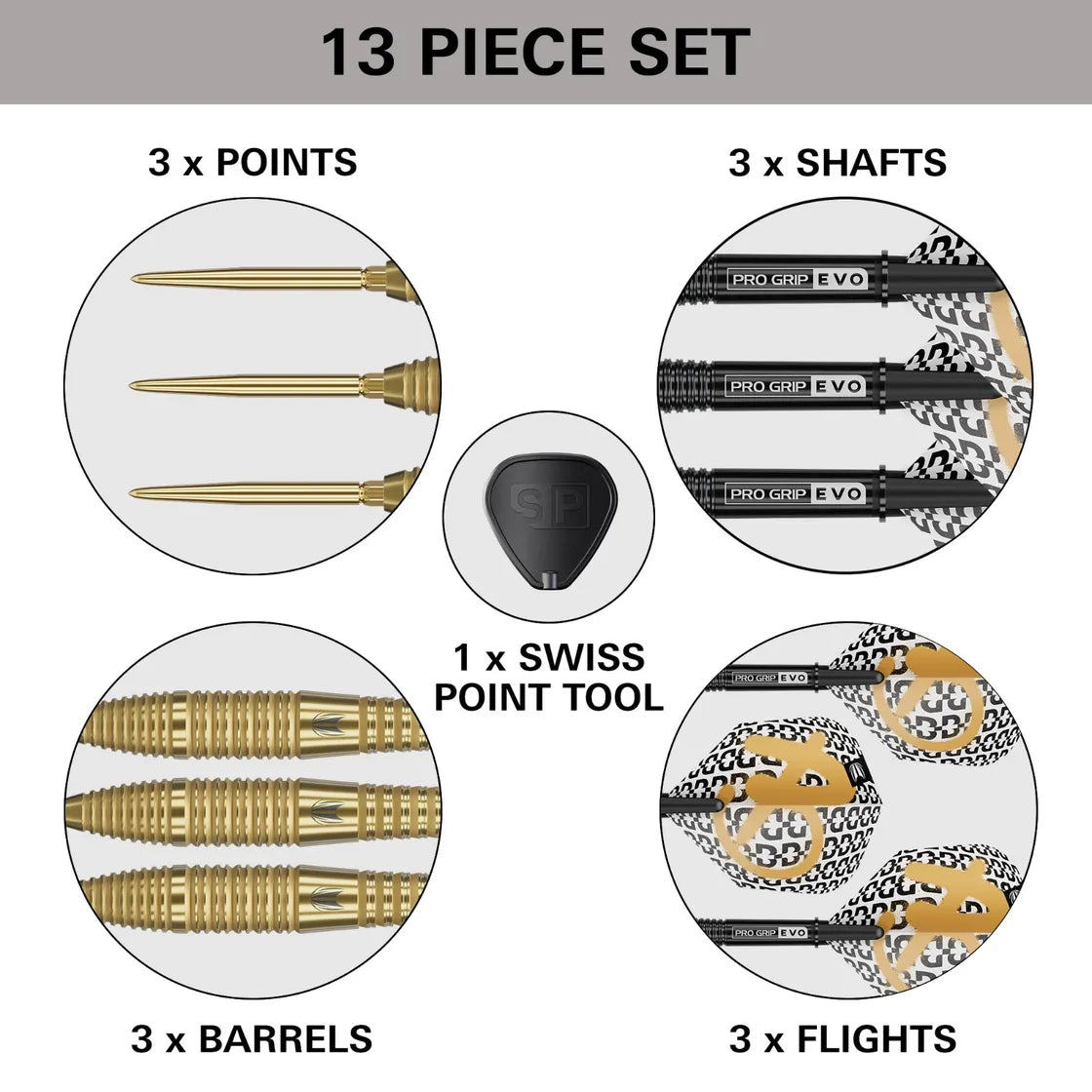 Target Bolide Envy 05 90% Tungsten Steel Tip Darts