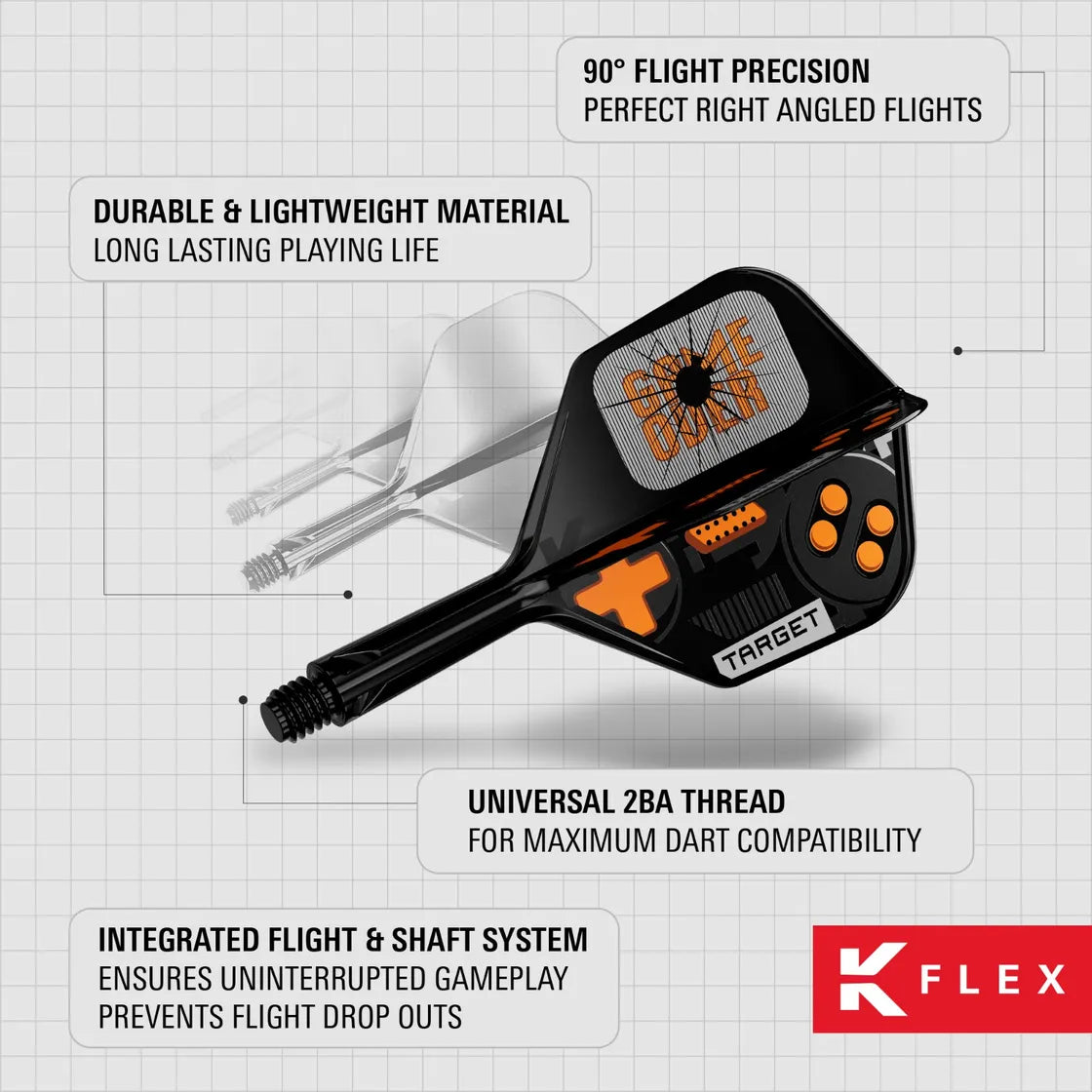 Target K-Flex 'Game Over' Dart Flights