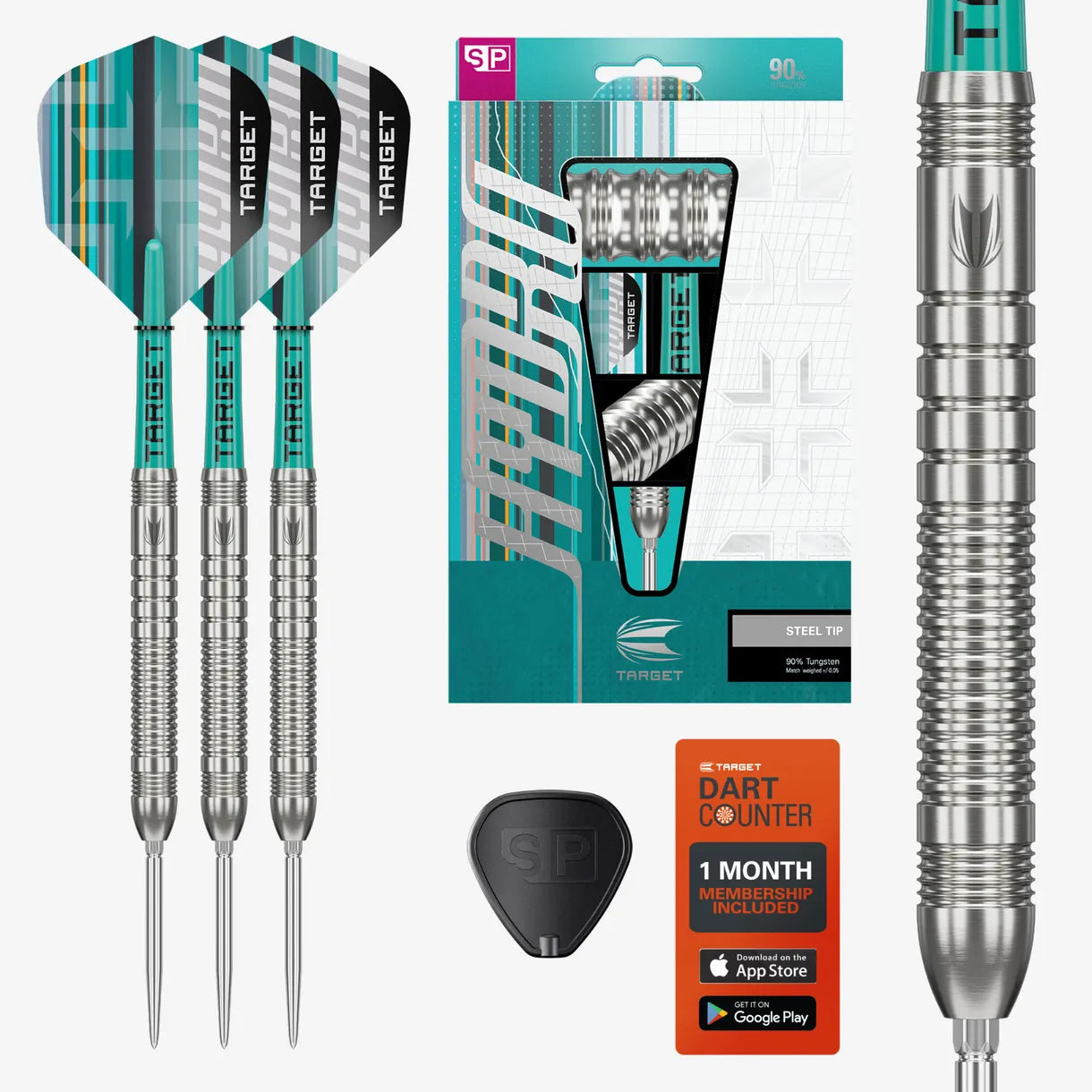 Hydro 03 90% Tungsten Steel Tip Darts