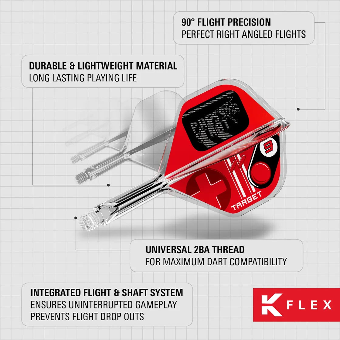 Target K-Flex 'Press Start' Dart Flights