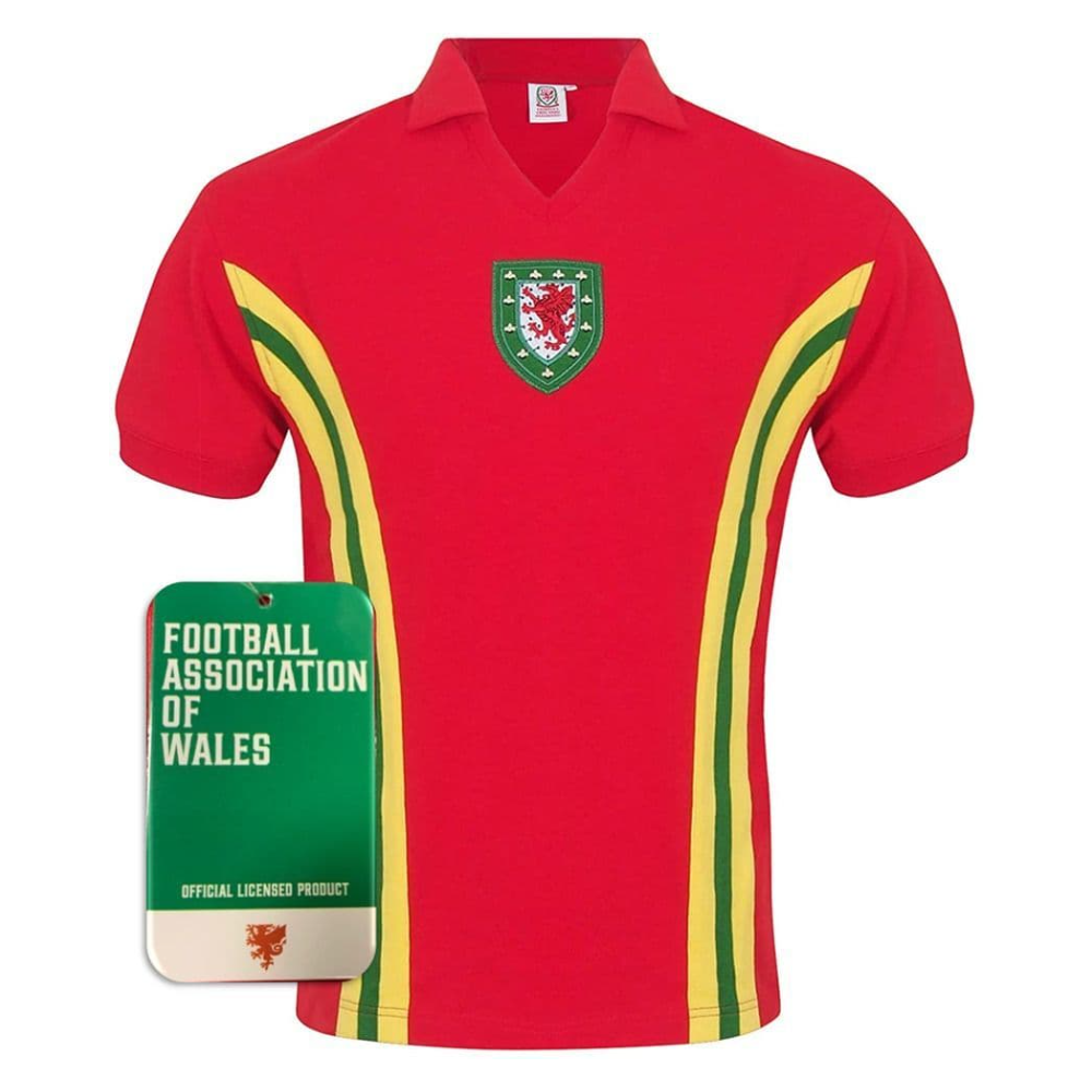 Wales 1976 Retro Home Football Shirt