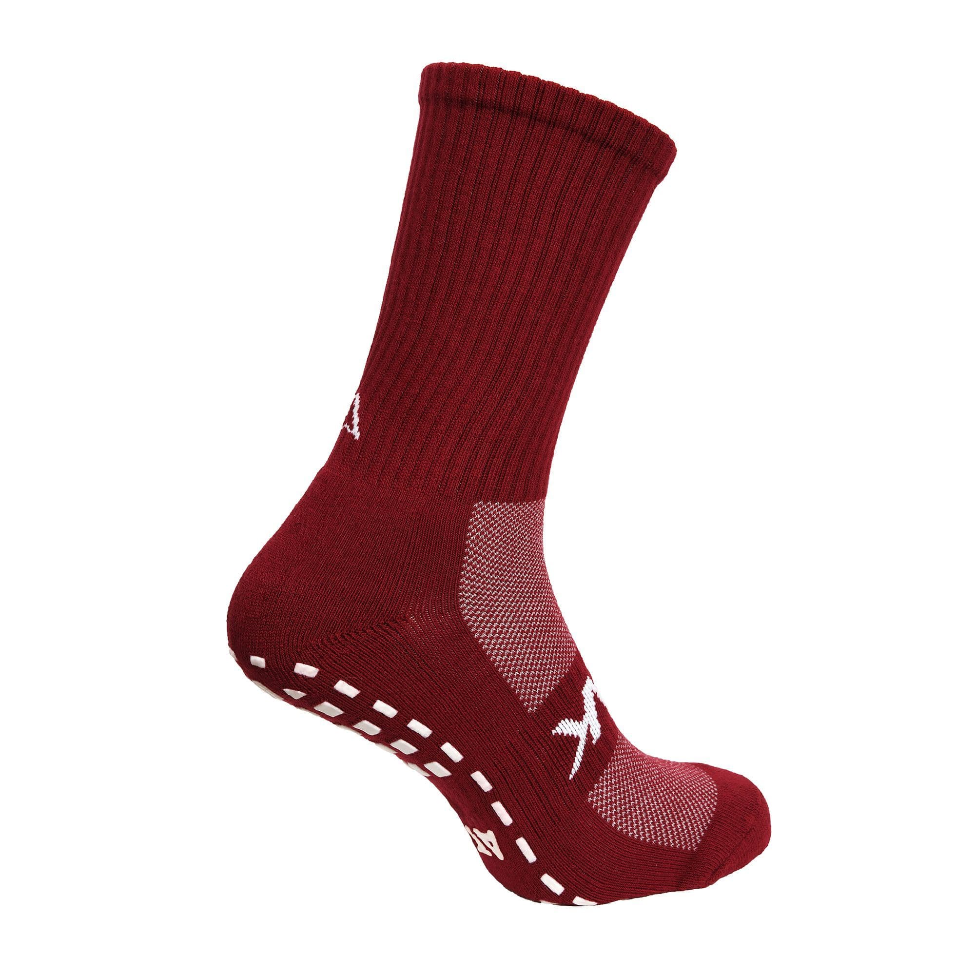 Atak Shox Mid-Leg Grip Socks Maroon