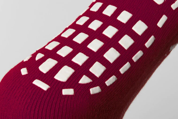 Atak Shox Mid-Leg Grip Socks Maroon