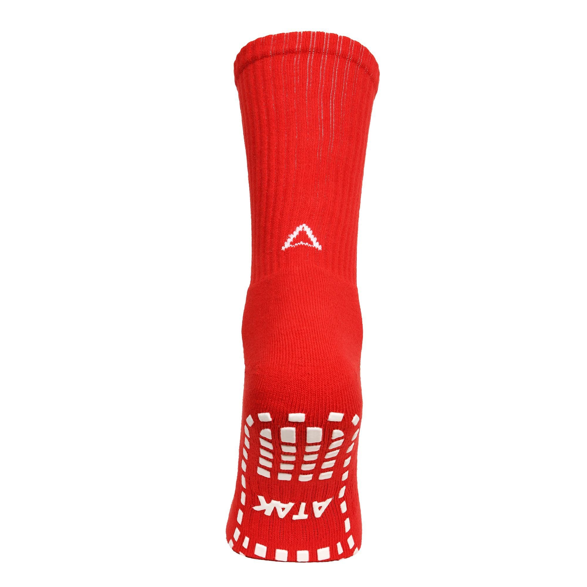 Atak Shox Mid-Leg Grip Socks Red