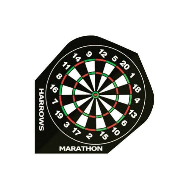 Dart Flights HARROWS MARATHON Standard Shape EXTRA STRONG 100 MICRON 9 flights