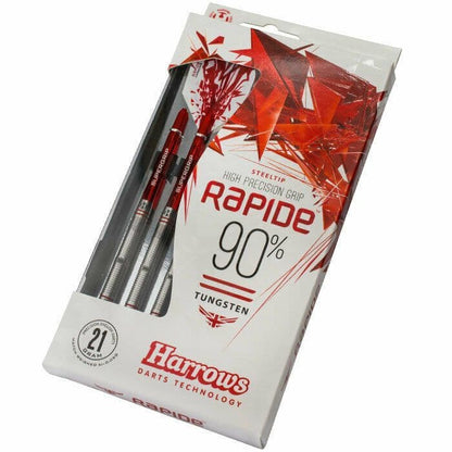 HARROWS RAPIDE HIGH PRECISION GRIP 90% TUNGSTEN DARTS SET 24-26g