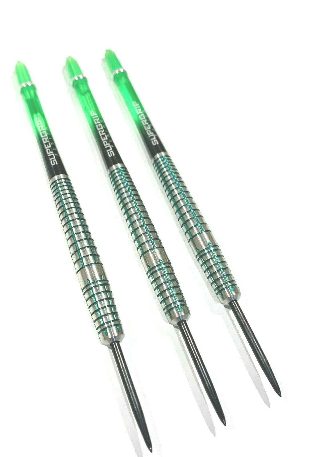 Harrows Veridian 90% Tungsten Steel Tip Darts - Black Titanium 23 or 26gms